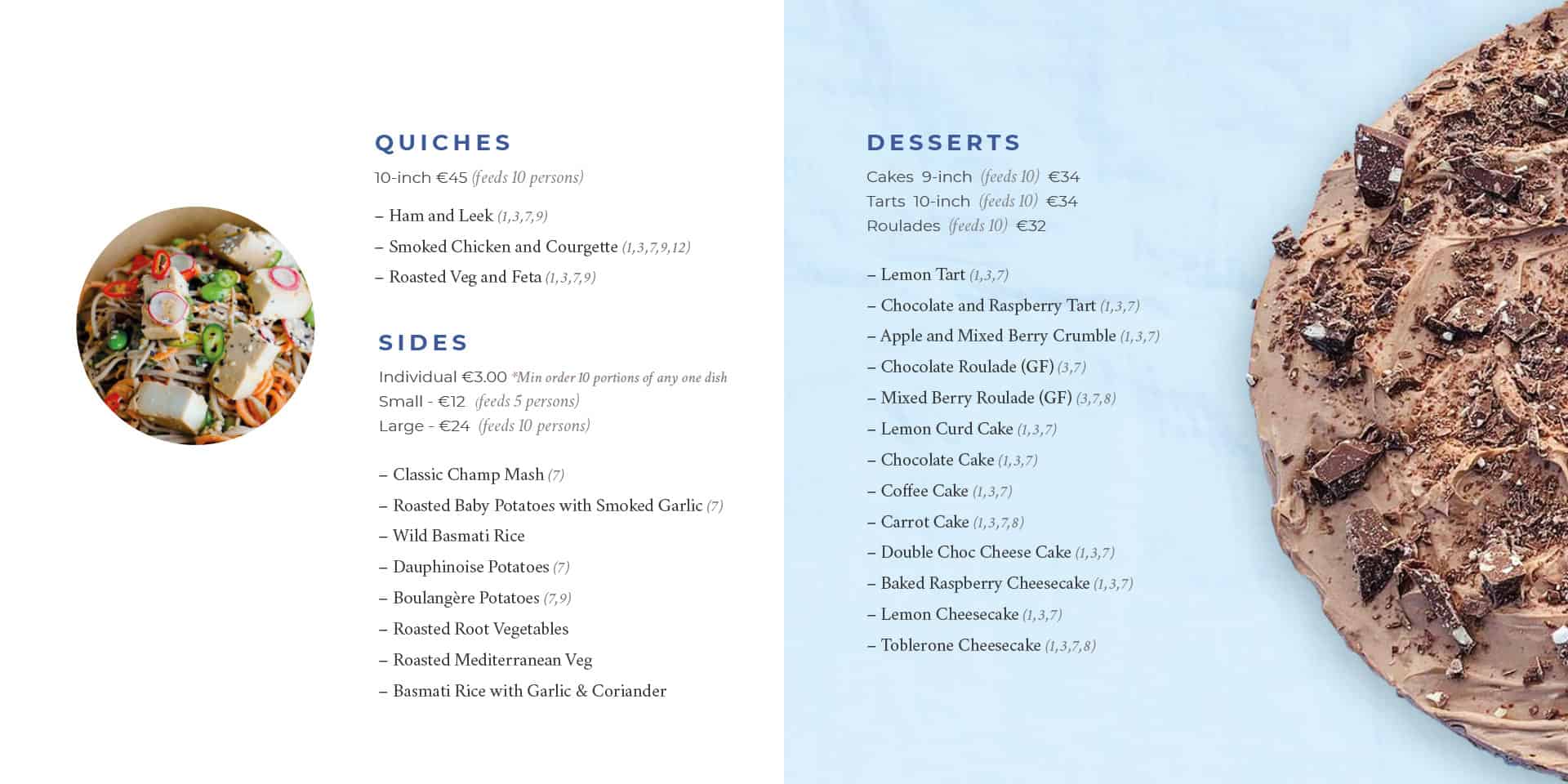 Kitchen 28 / Andrew Holmes Catering Menu