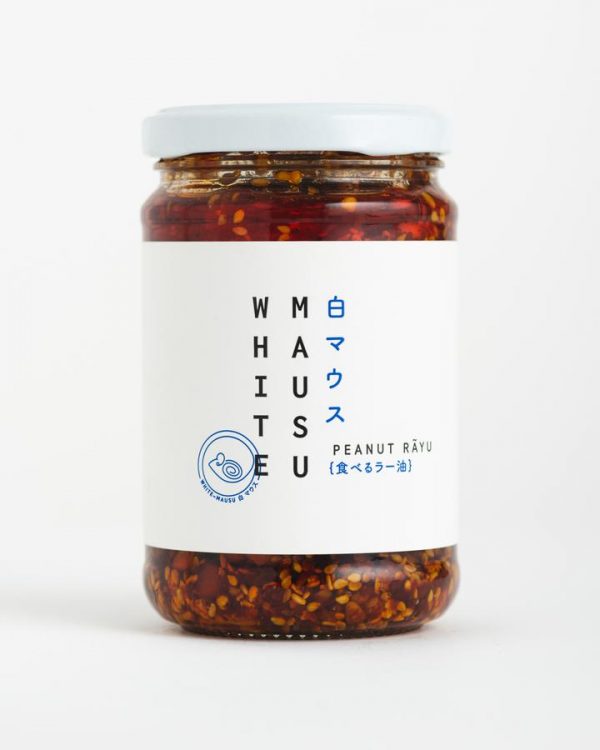 White Mausu Peanut Rayu 240g
